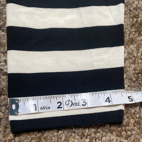 Verve Ami Black/Freesia Striped Women's Top Size XL NWT - Picture 9 of 9